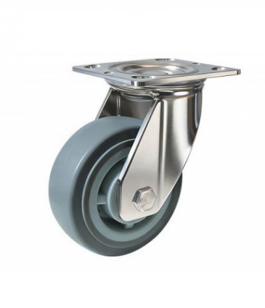 4" Rueda giratoria pesada multimaterial