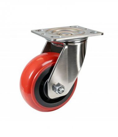 6" Roulette lourde multi-matériaux