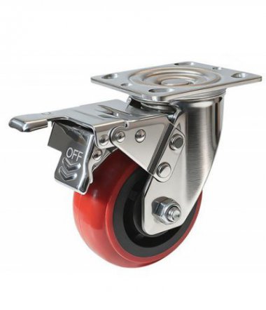 6" Roulette lourde multi-matériaux